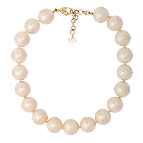 dior pearl necklace 2015|vintage christian dior pearl necklace.